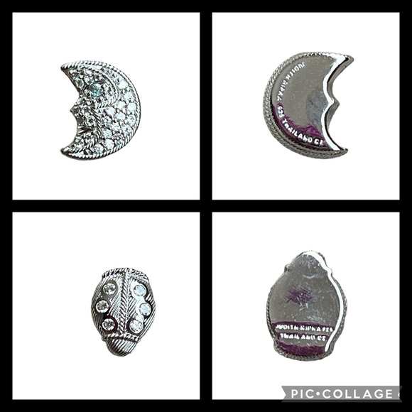 Judith Ripka Little Floating Charms Sterling Silver CZ Pick your design! - Picture 3 of 16